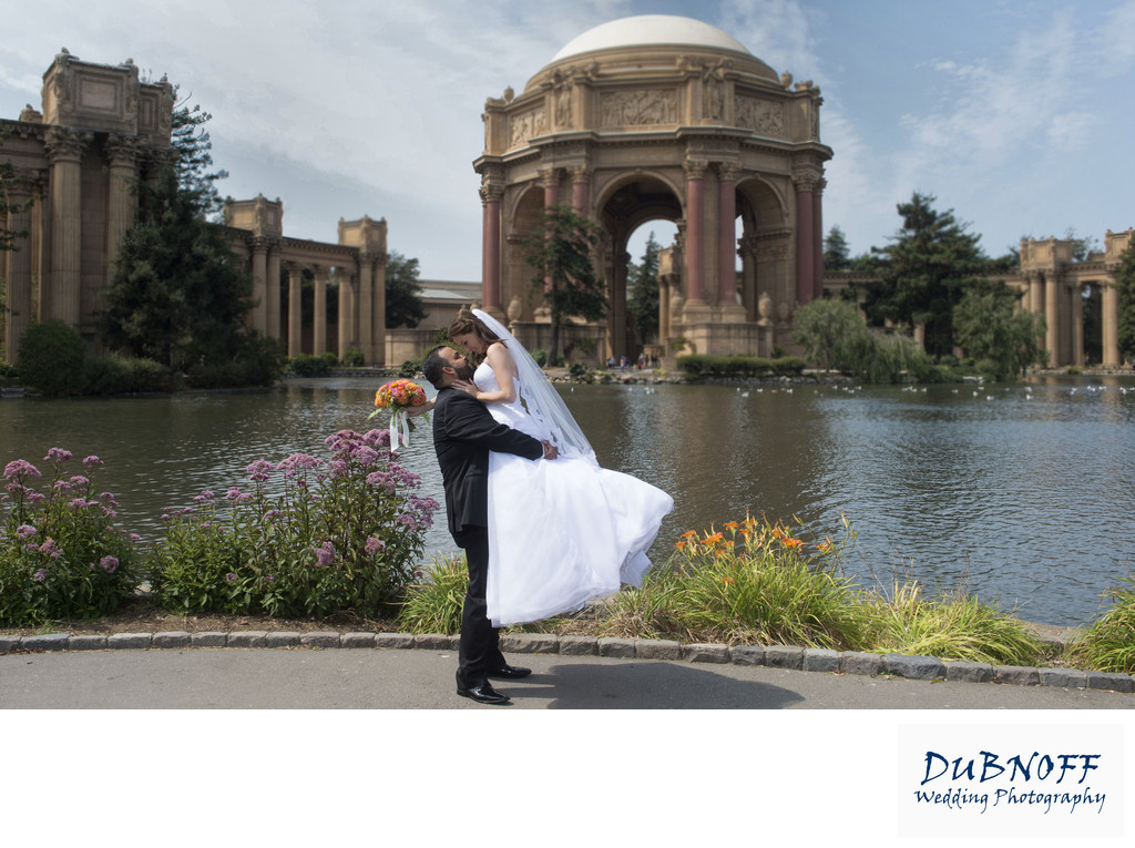 San Francisco City Hall Wedding Photographers - Palace of Fine Arts