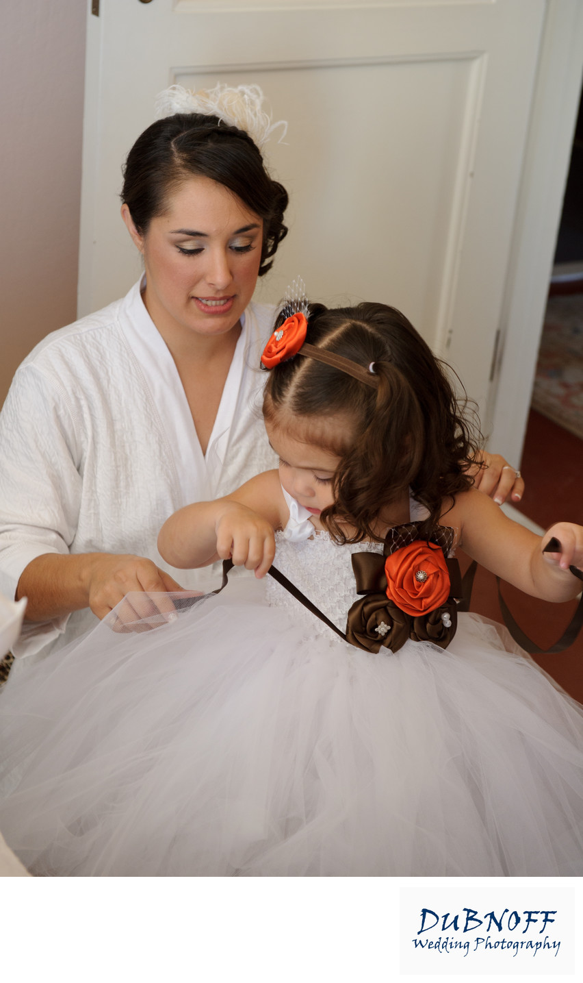 Bride and Daughter Share a Special Moment in Berkeley