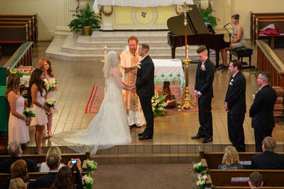benicia grand wedding ceremony in Bay Area Church
