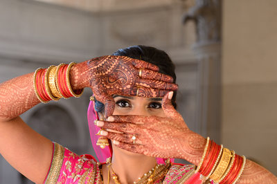 indian bride eyes
