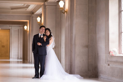 City Hall Asian Marriage in San Francisco, California