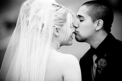 Black and White San Francisco Marriage Image