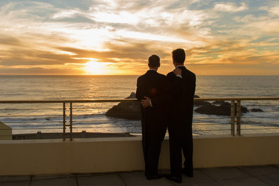 Gay Wedding Photography at Sunset in San Francisco