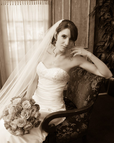 bride in chair individual wedding portrait photography
