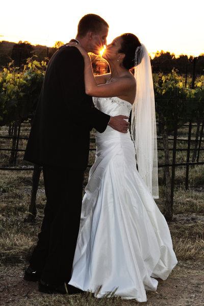 Livermore Winery Vineyard photography at Sunset