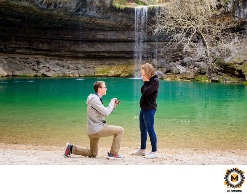 Hamilton Pool Proposal Photography Hamilton Pool Proposal Photography