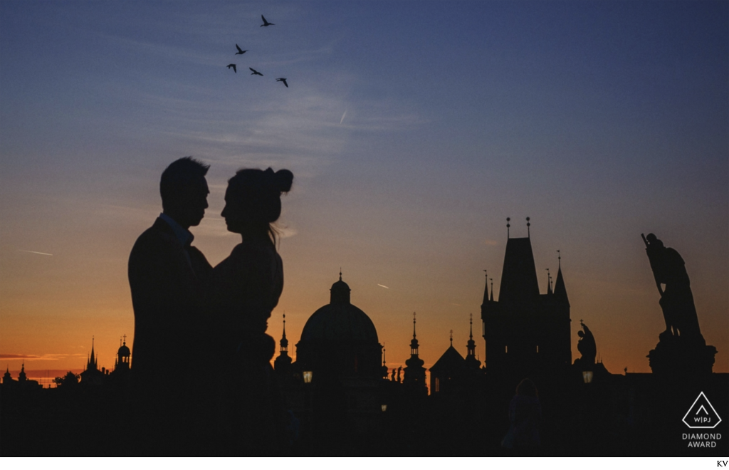WPJA Award Wining Image Prague Marriage proposal
