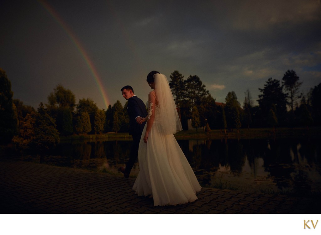 bride + groom + rainbow weddings in Poland