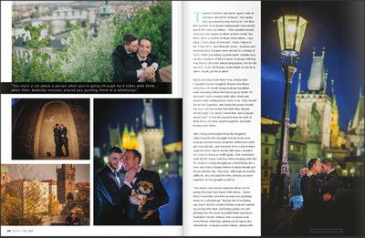 Gay Weddings & Marriage Magazine layout 2