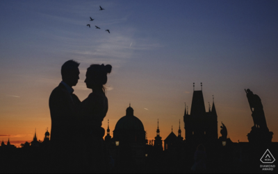 WPJA Award Wining Image Prague Marriage proposal