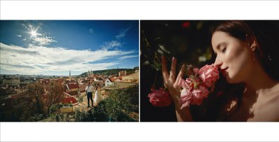 Turkish bride & groom at Ledebour Garden Prague wedding