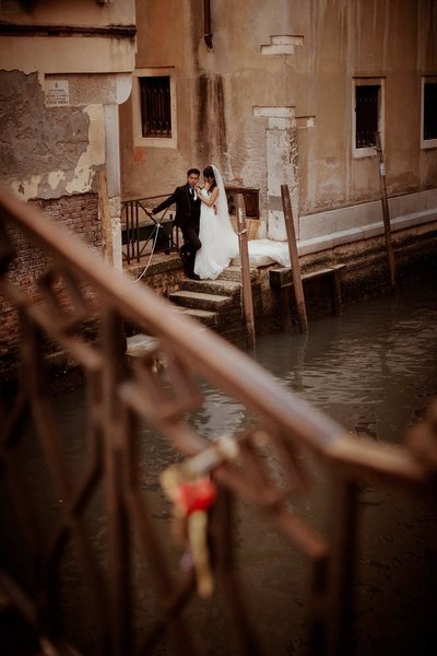 Honeymoon photos Venice Italy