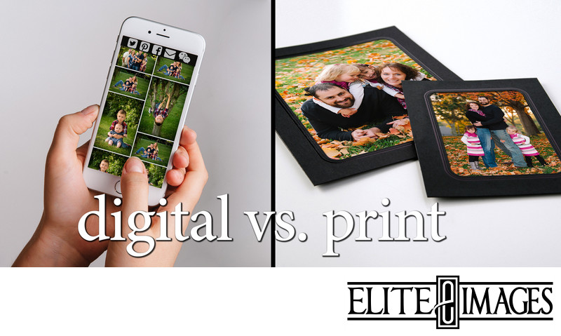 Digital Images Vs. Professionally Printed Portraits