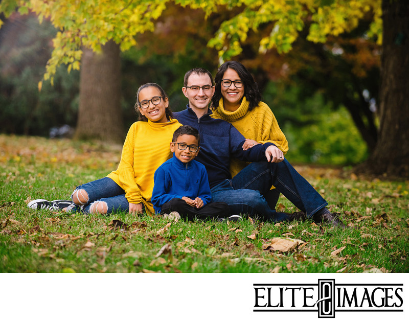 Fall Family Portraits Dubuque Photographer