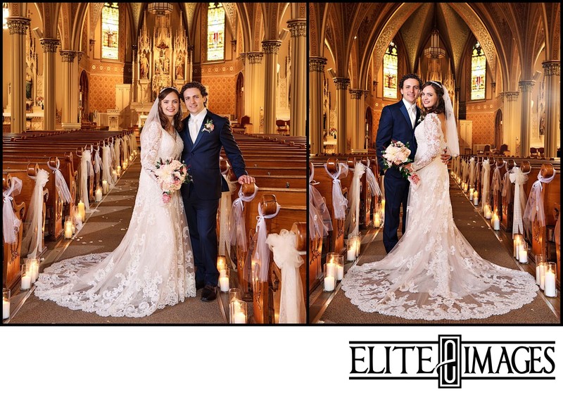 Traditional Wedding photography in a church