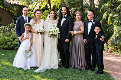 Family Portraits at Santa Barbara Wedding