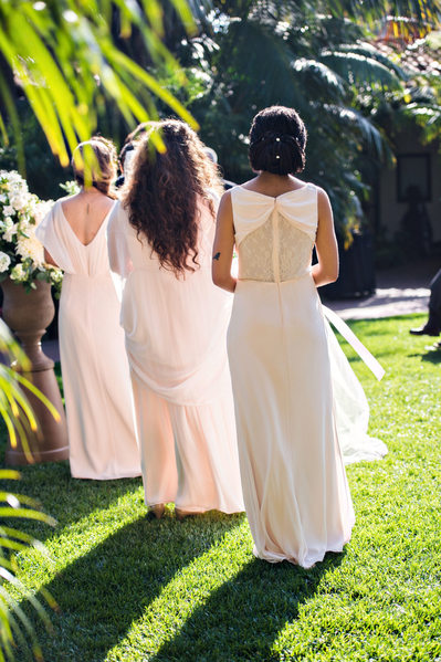 Bridesmaids Dresses Santa Barbara Wedding