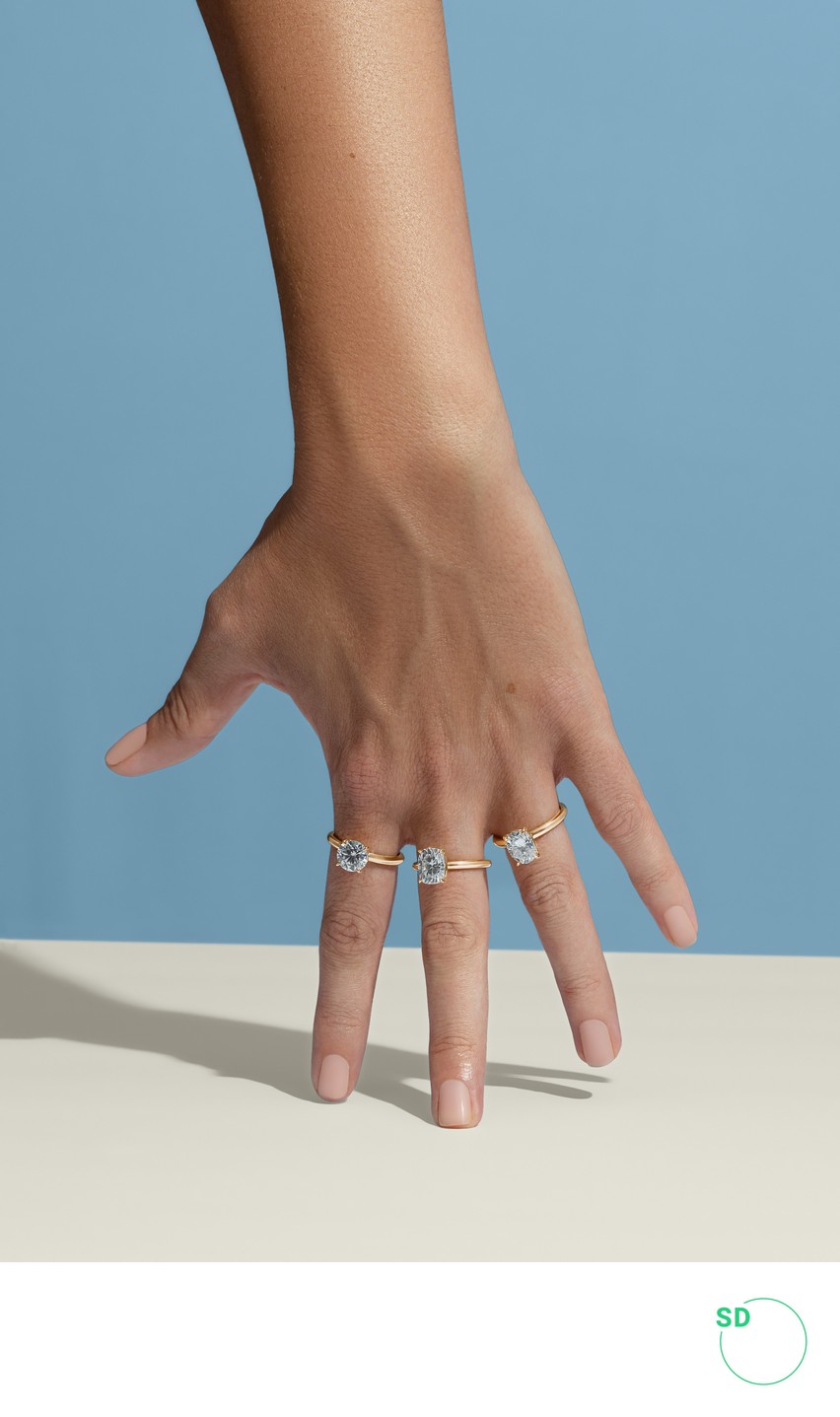 Product photos for Hera custom rings