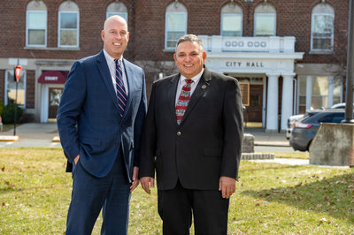 Peter Torncello, Councilman, and Charles V. Patricelli, Mayor, Watervliet