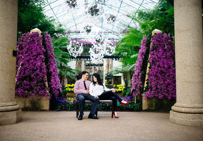 Longwood Gardens Couples Photos