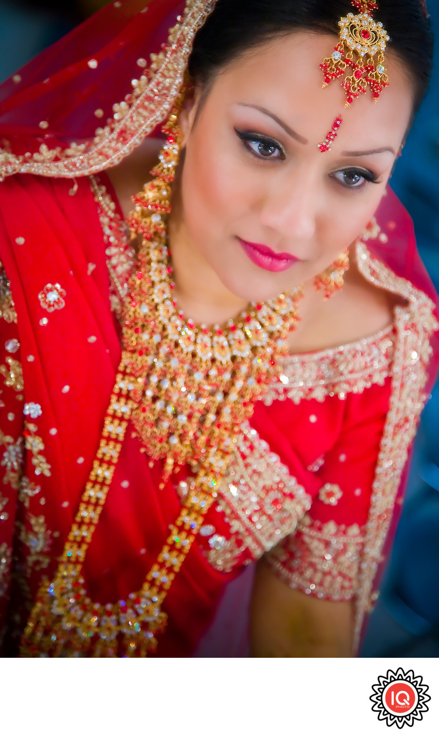 Formal Portrait of Indian Bride