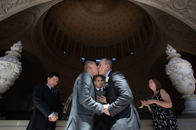 Two Grooms at SF City Hall
