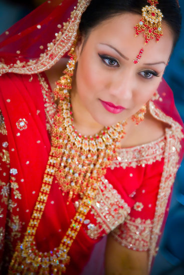 Formal Portrait of Indian Bride