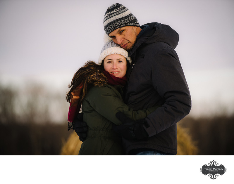 Winter Engagement Photographer in Collingwood Ontario