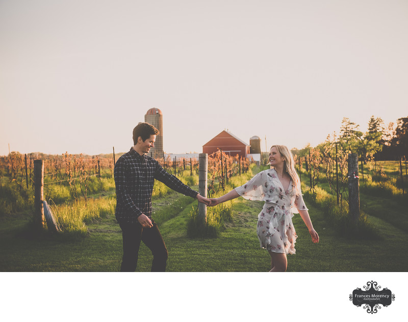 Barrie Farm Engagement Photographer