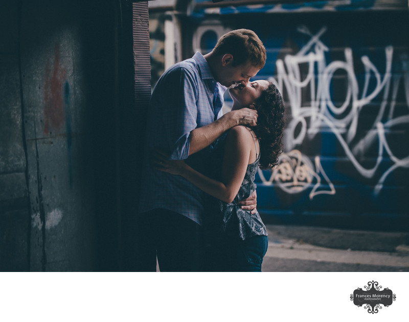 Toronto Graffiti Engagement Photographer