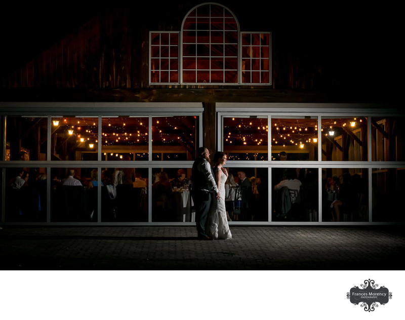 Night Photo at Pheasant Run Golf Wedding