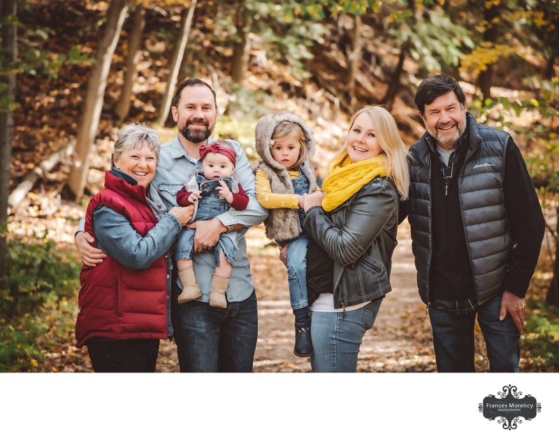 Owen Sound Family Pictures in the Fall