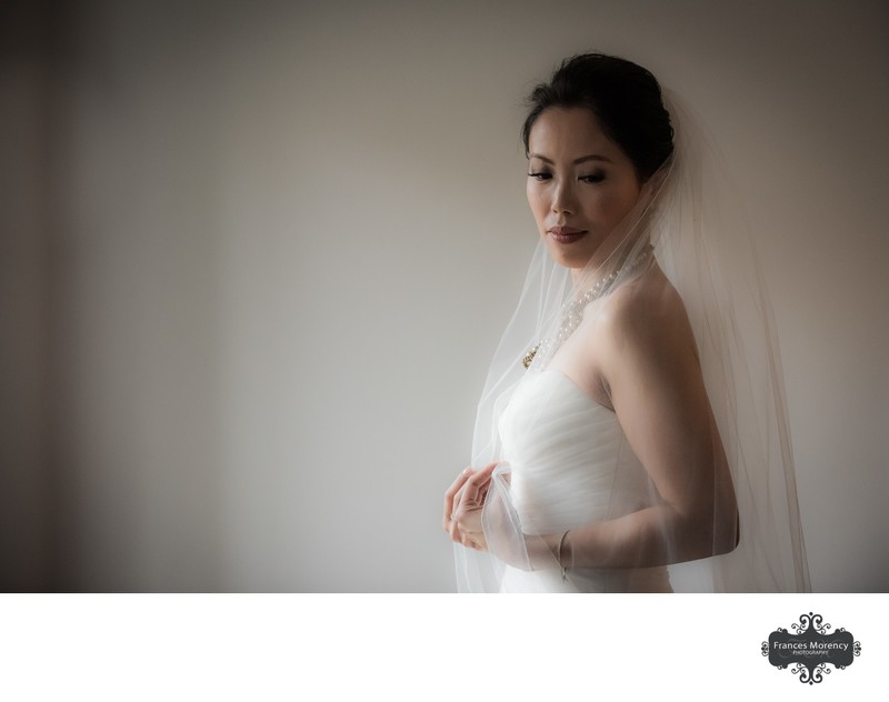 Asian Bridal Portrait:  Window Light