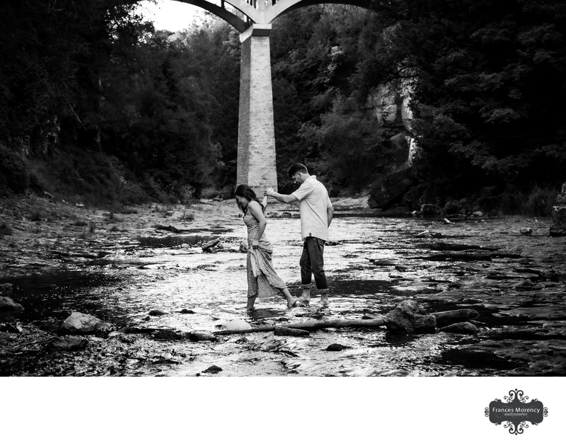 Elora Gorge Engagement Photographs