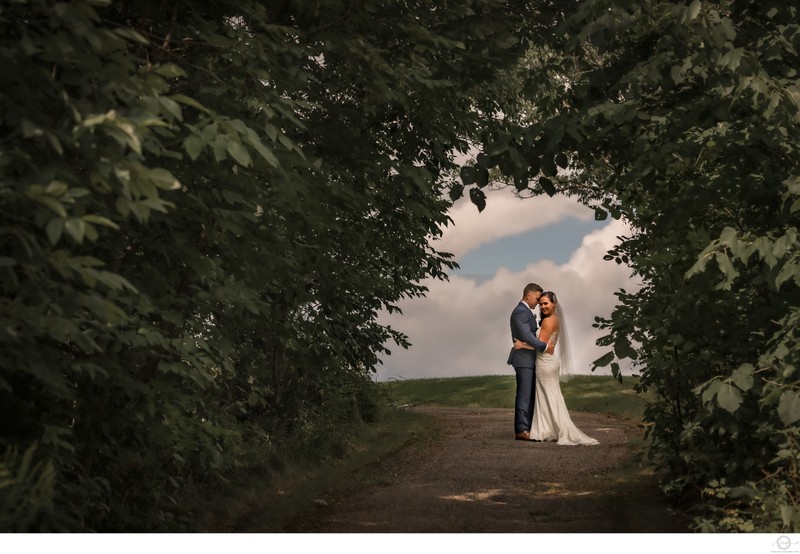 Tree Tunnel Photo at Deerhurst Resort:  Wedding Photographer