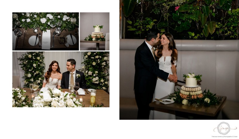 Reception Photos:  Sassafraz Wedding Photographer