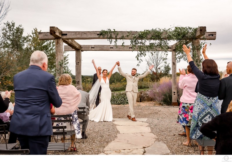 Outdoor Wedding Ceremony at Adamo Estate Winery