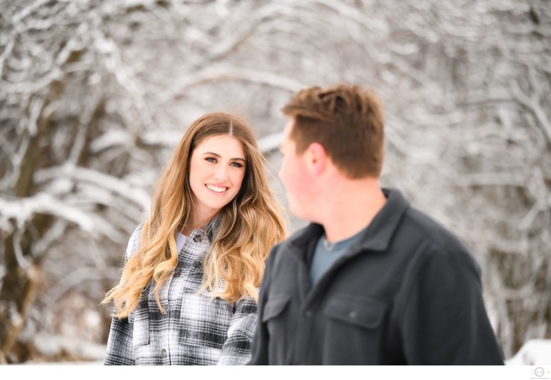 Woodview Mountain Top Engagement Photographer