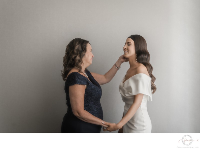 Mother and Bride Getting Ready at Hotel X