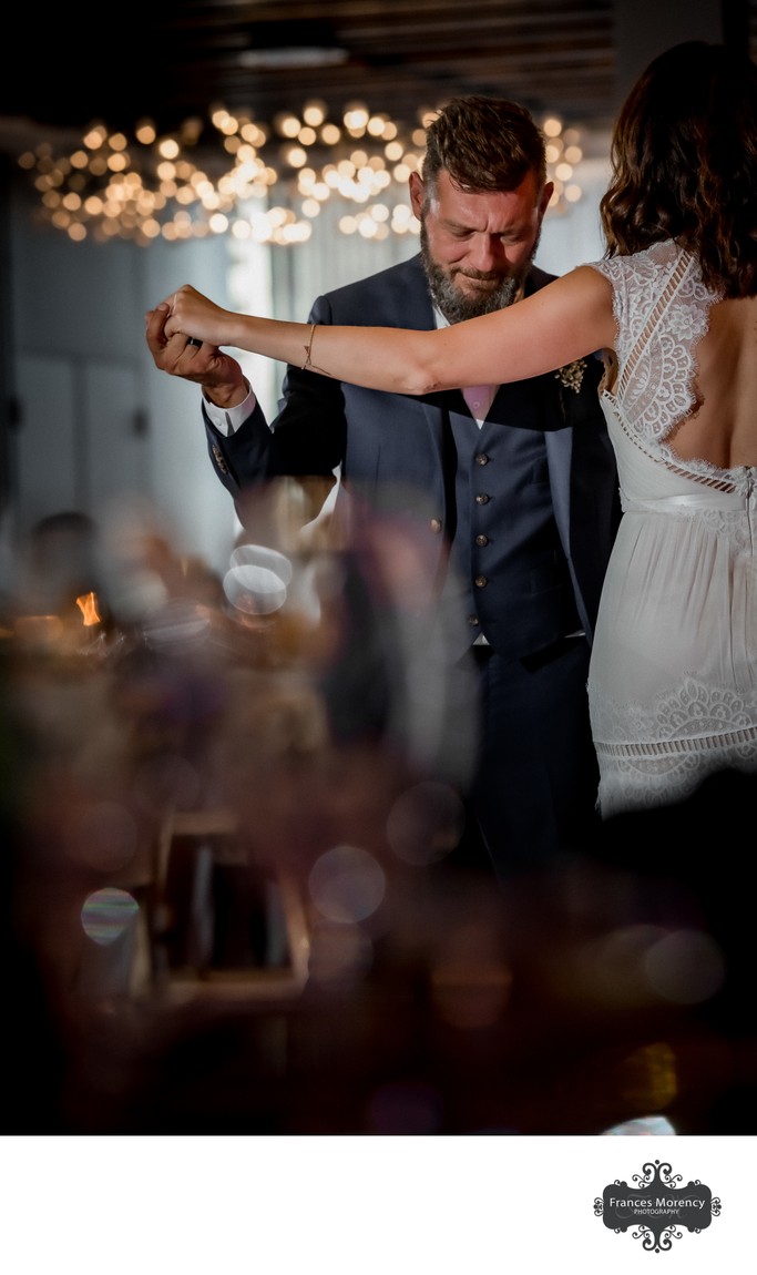 First Dance:  Village Loft Events Wedding Photographer