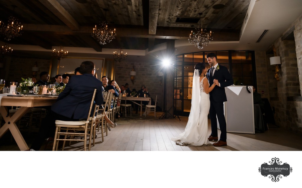 First Dance Photos at The Elora Mill Hotel and Spa Wedding