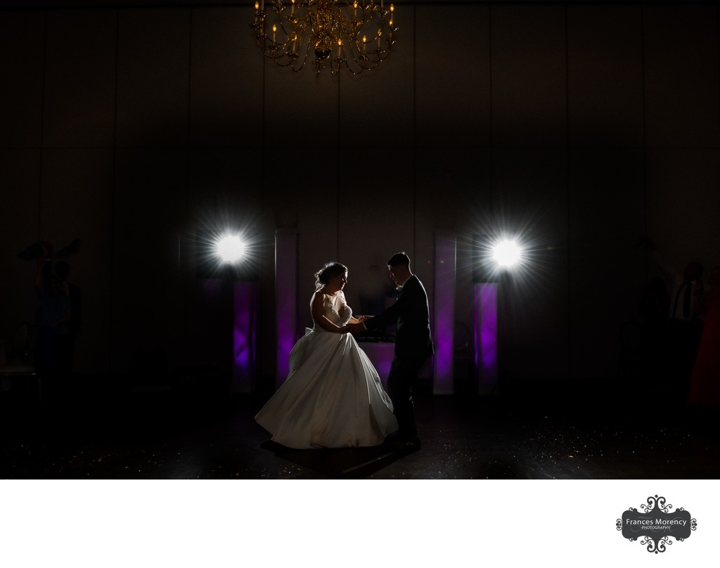 First Dance in Ball Gown:  Toronto Wedding Photographer