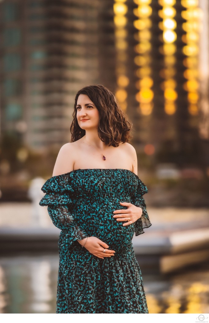 Golden Hour Maternity Photography
