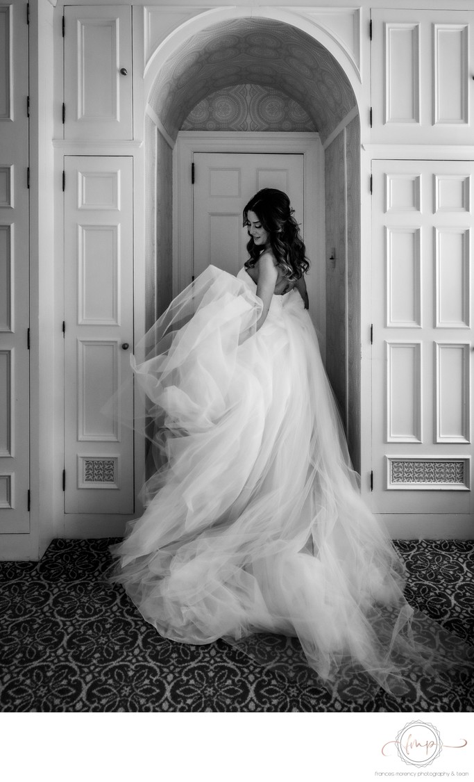 Bride Dressed in Vera Wang at Graydon Hall Manor Wedding