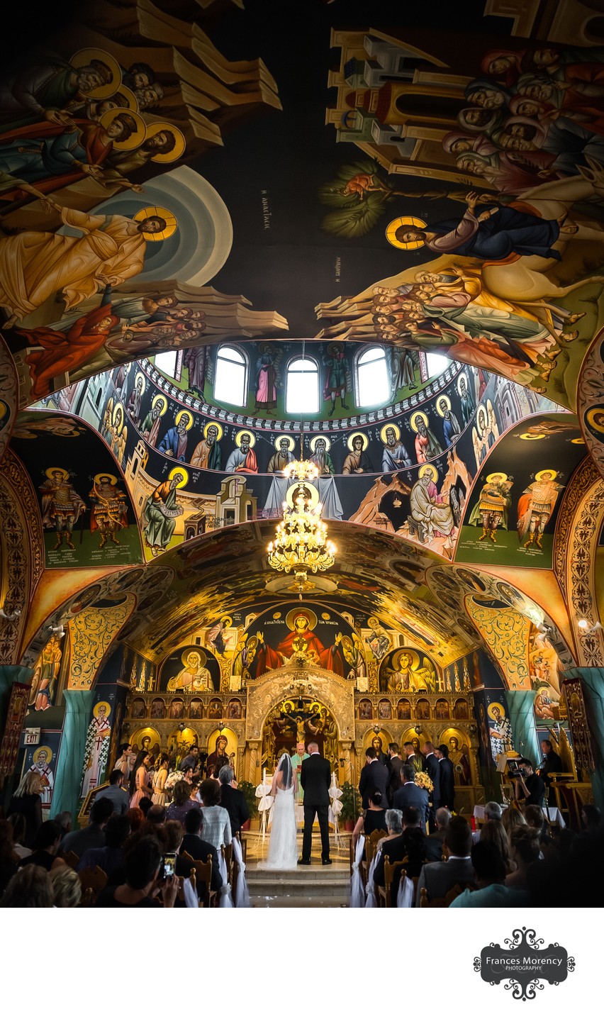 Greek Church Wedding Ceremony:  Hamilton Photographer