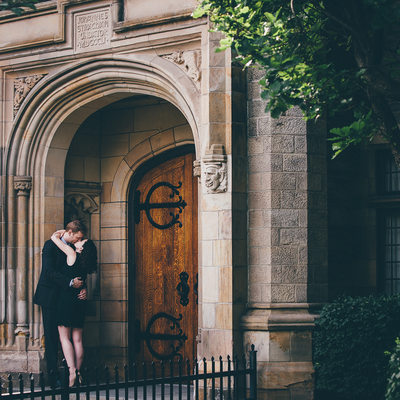 Trinity College Engagement Photography