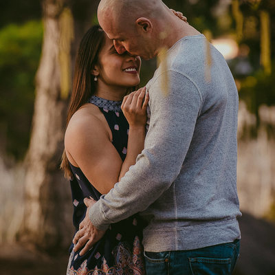 Mississauga Engagement Photography with Blossoms