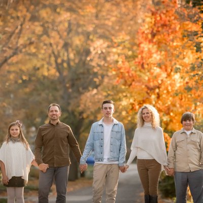 Collingwood Family Photography with Fall colours