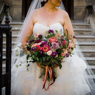 Corriander Girl Bouquet:  Alderlea Wedding Photographer