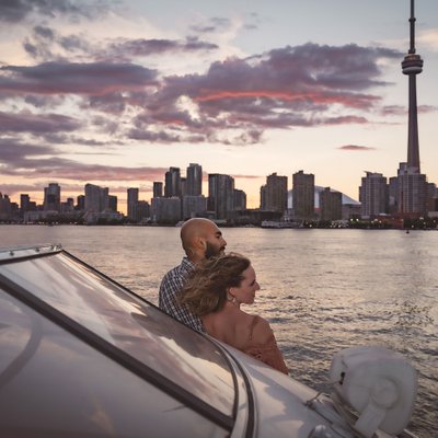 Toronto Boat Cruise Engagement 